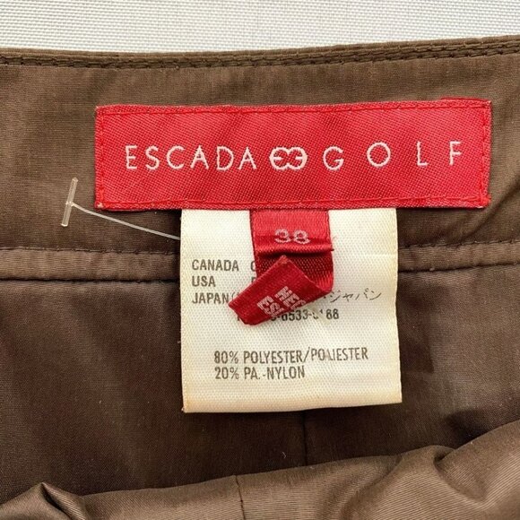 ESCADA GOLF BROWN INSULATED WINTER SKORT - M - Picture 5 of 11